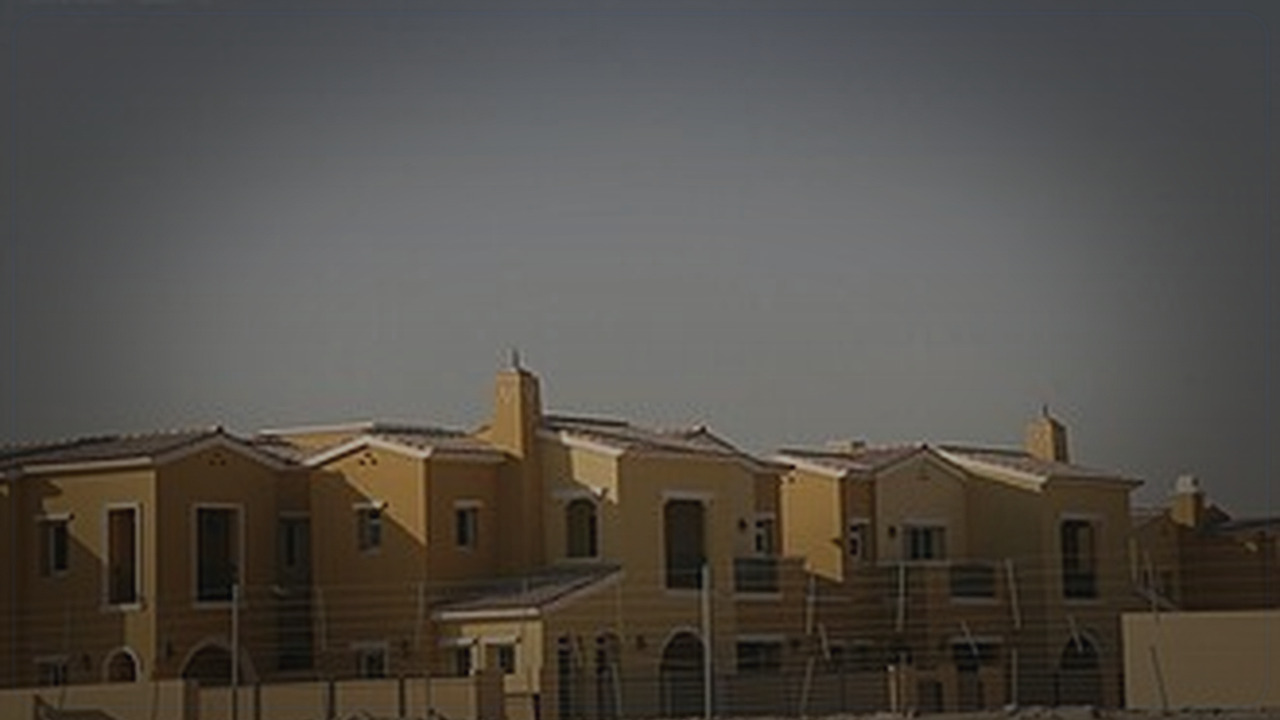 Arabian Ranches Dubai themed Pine Script service provider cover with dark trading visuals