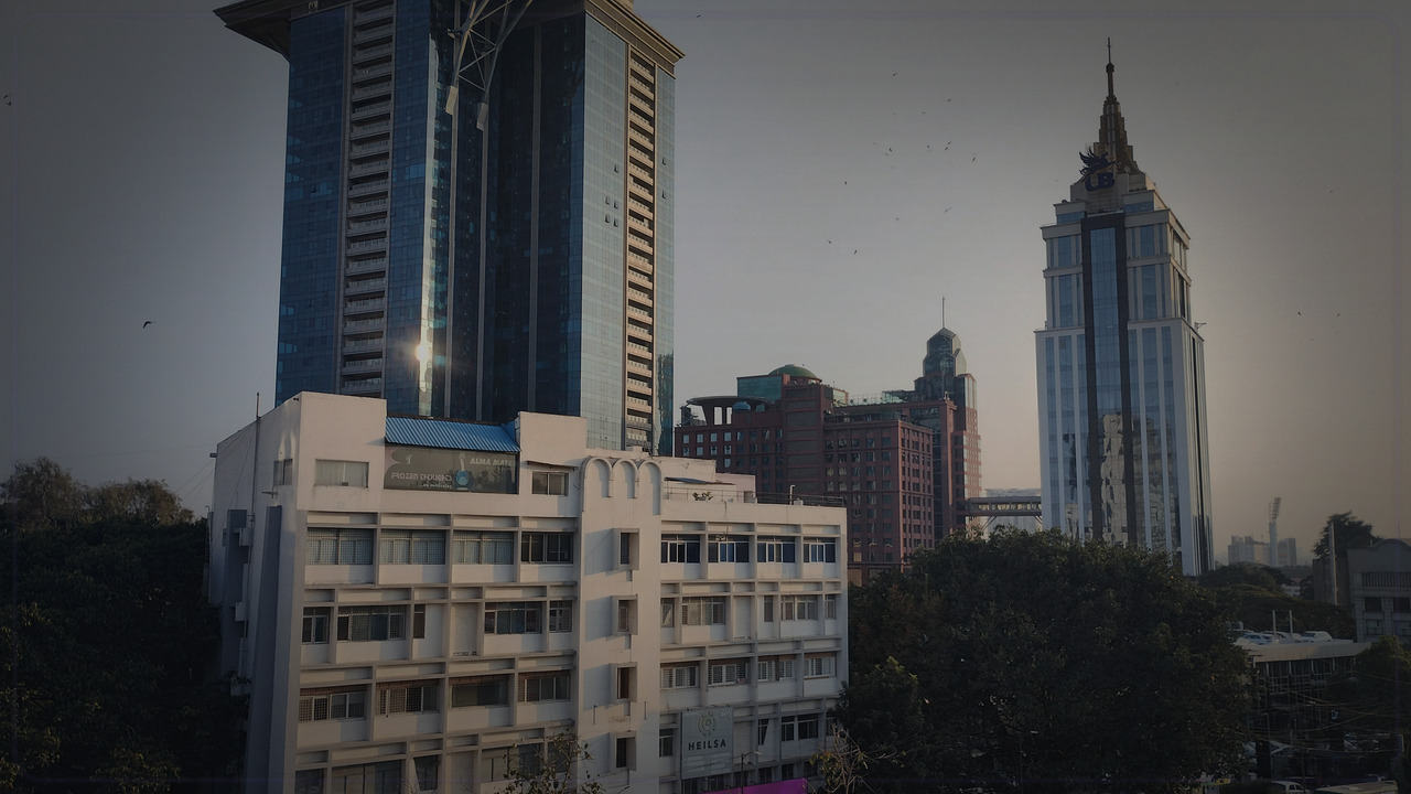 Bengaluru-themed full-stack algo trading service cover with dark futuristic grading