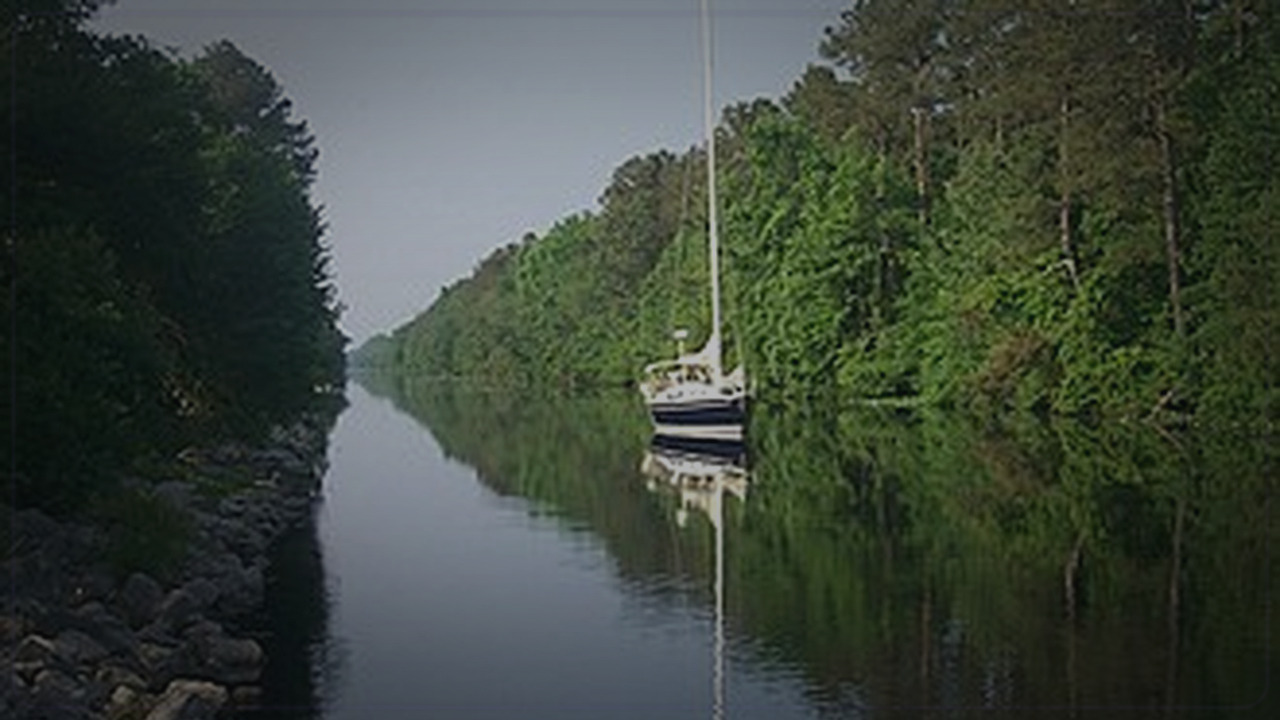 Chesapeake skyline themed Pine Script service cover with dark market grading