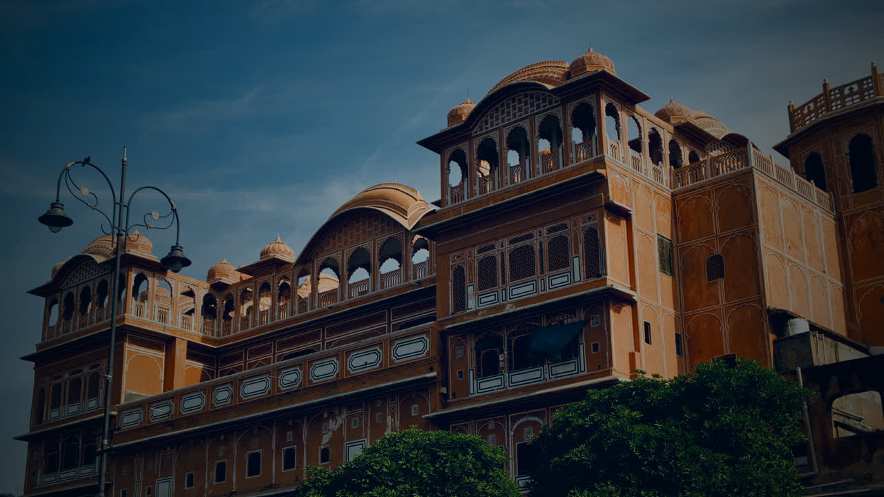 Jaipur architecture with cinematic grading for a Pine Script developer service page
