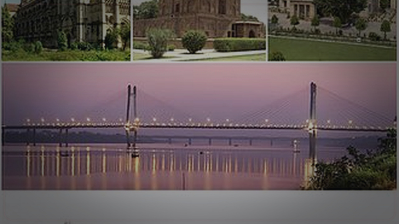 Prayagraj India skyline themed Pine Script service cover with dark market grading