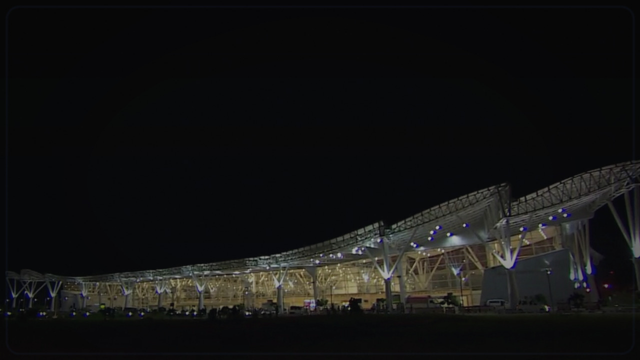 Raipur India skyline themed Pine Script service cover with dark market grading