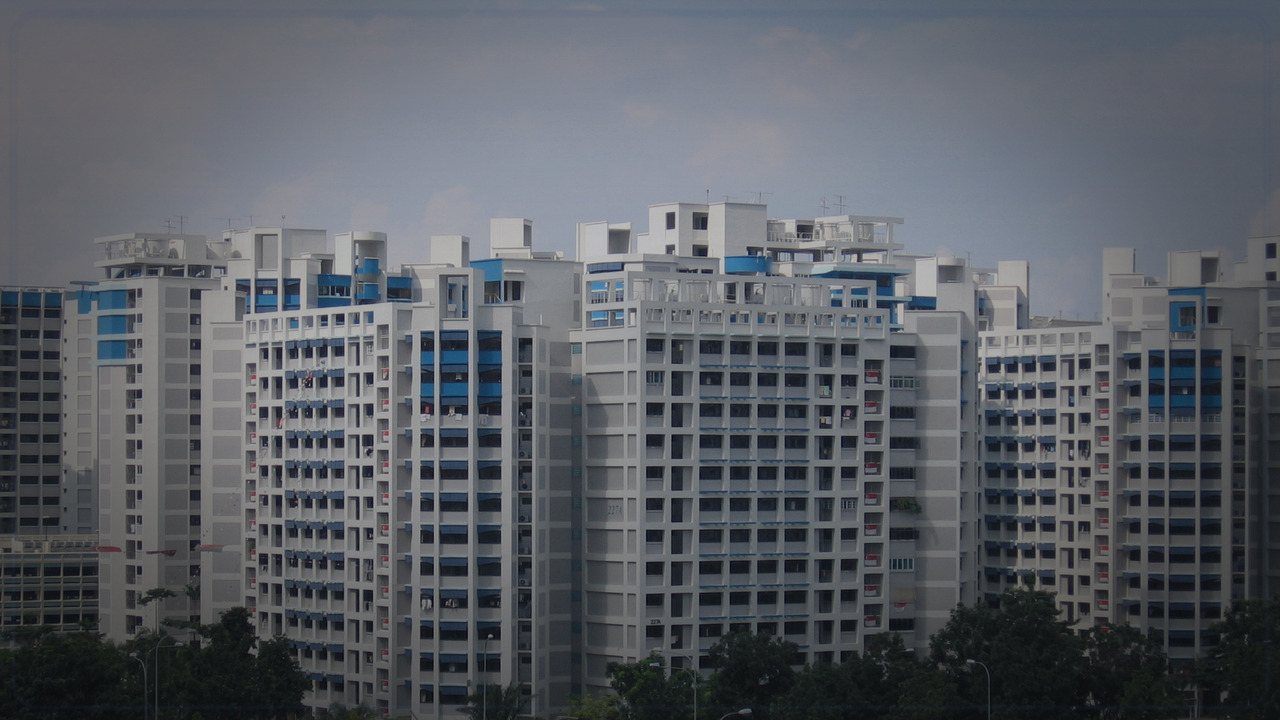 Sengkang Singapore themed Pine Script service cover with dark market grading